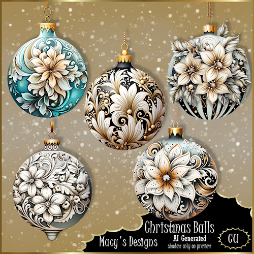 AI - Christmas Balls - Click Image to Close